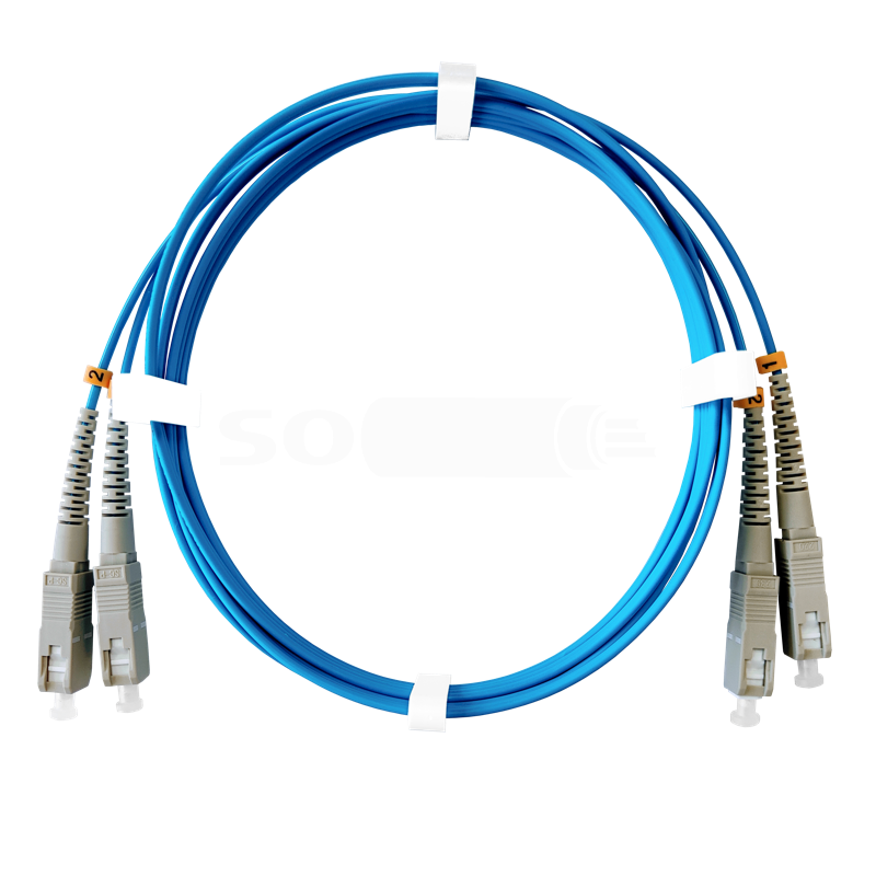 Шнур SC-SC, 62.5/125, Duplex, OM1, UPC, 2м