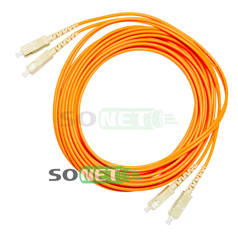 Шнур SC-SC, 62.5/125, Duplex, OM1, UPC, 5м