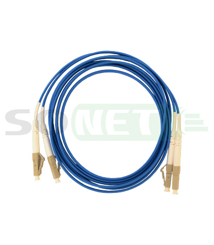 Шнур LC-LC, 62.5/125, Duplex, OM1, UPC, 2м