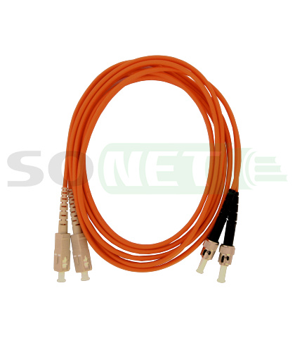 Шнур SC-ST, 50/125, Duplex, OM2, UPC, 2м