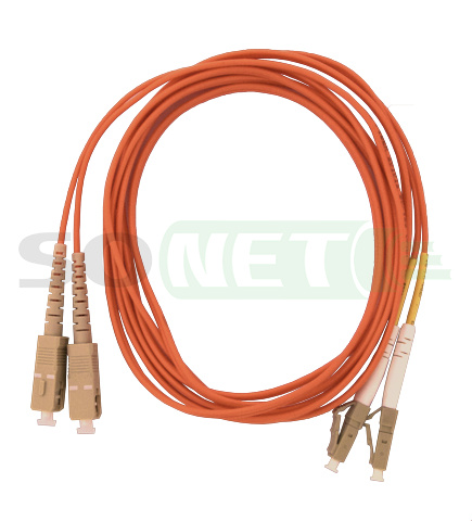 Шнур LC-SC, 50/125, Duplex, OM2, UPC, 2м
