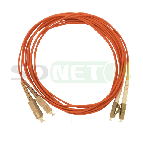 Шнур LC-SC, 50/125, Duplex, OM2, UPC, 3м