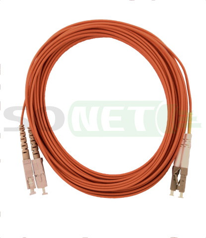 Шнур LC-SC, 50/125, Duplex, OM2, UPC, 5м