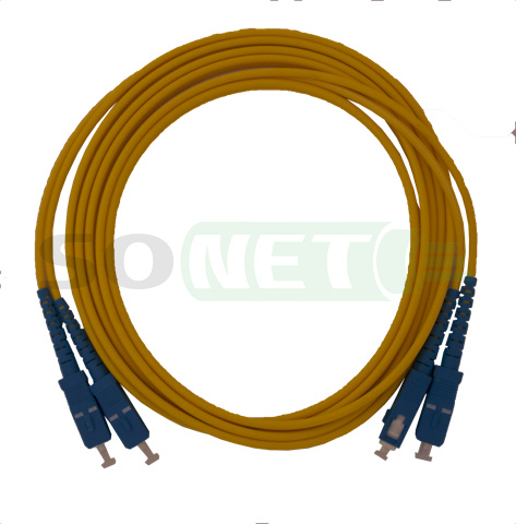 Шнур SC-SC, 9/125, Duplex, OS2, UPC, 2м