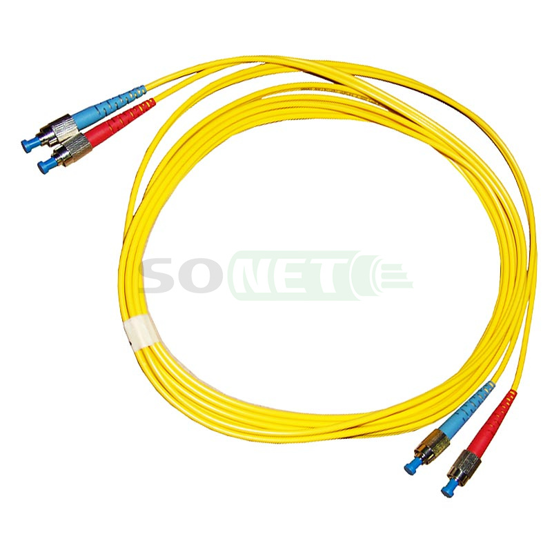 Шнур FC-FC, 9/125, Duplex, OS2, UPC, 1м