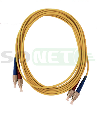 Шнур FC-FC, 9/125, Duplex, OS2, UPC, 3м