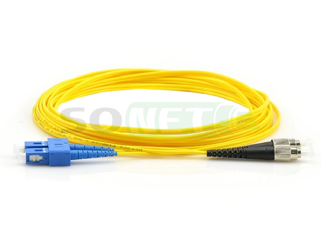 Шнур FC-SC, 9/125, Duplex, OS2, UPC, 1м
