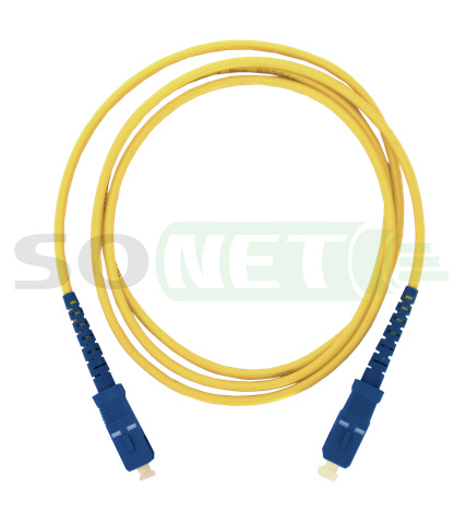 Шнур SC-SC, 9/125, Simplex, OS2, UPC, 1м