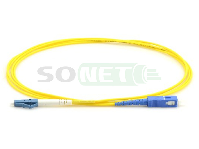 Шнур LC-SC, 9/125, Simplex, OS2, UPC, 3м