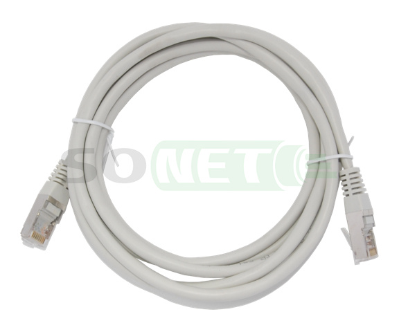 Патч корд FTP кат 5e, 2м PVC, серый