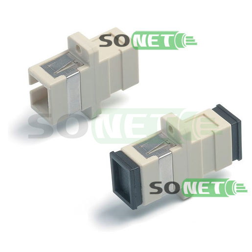 Адаптер проходной SC-SC, Simplex, MM, СКС"ExaLan+"