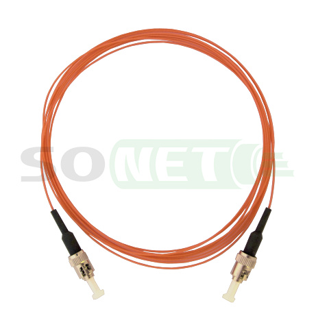 Шнур 2 пигтейла ST-ST, 50/125, OM2, 0.9мм, 2x1м