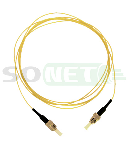 Шнур 2 пигтейла ST-ST, 9/125, OS2, 0.9мм, 2x1м