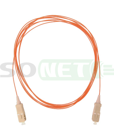 Шнур 2 пигтейла SC-SC, 50/125, OM2, 0.9мм, 2x1м