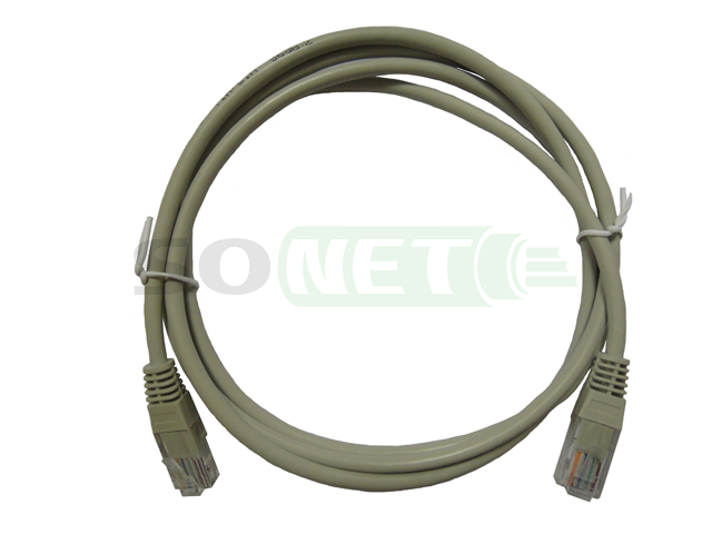 Патч корд UTP кат.5e, 1.5м PVC серый