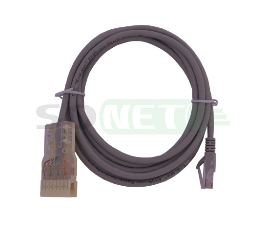 СКС"Exalan+" патч-корд UTP 4 пары RJ45-110, PVC, 2м, серый