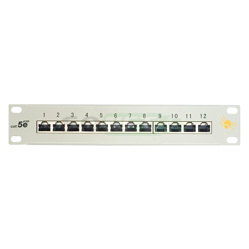 Патч панель FTP 10" 1U 12xRJ-45 кат 5e (СКС Exalan+)