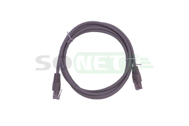 Патч корд UTP кат 5e, 2м, PVC, серый (СКС Exalan+)