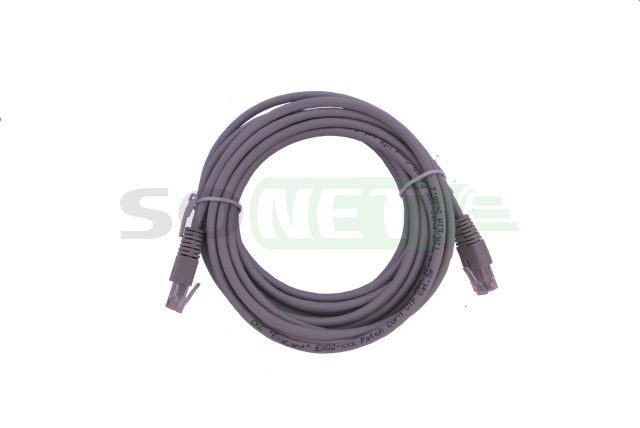 Патч корд UTP кат 5e, 5м, PVC, серый (СКС Exalan+)