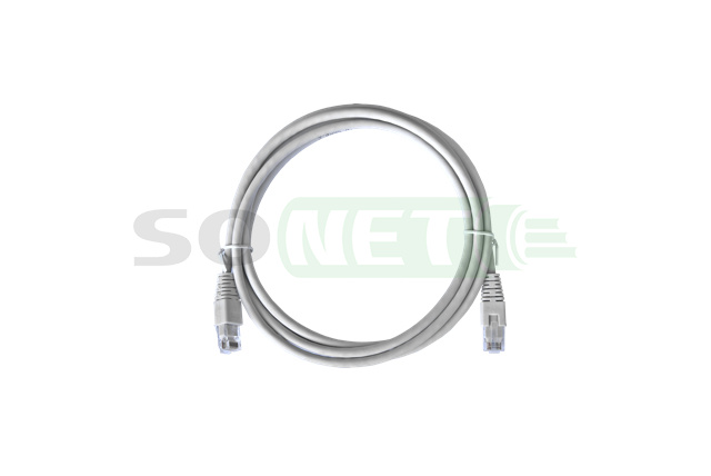 Патч корд UTP кат 5e, 2м, LSZH, серый (СКС Exalan+)