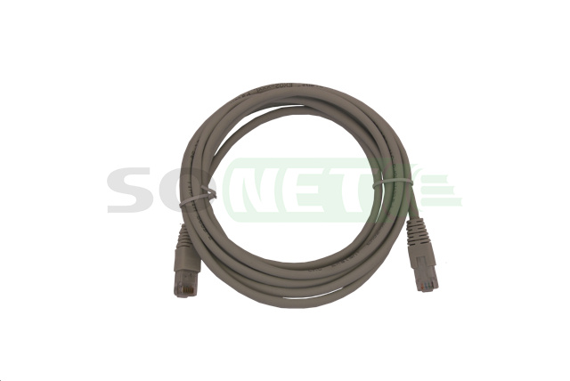 Патч корд UTP кат 5e, 3м, LSZH, серый (СКС Exalan+)