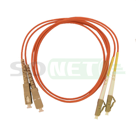 Шнур LC-SC, 50/125, Duplex, OM3, UPC, 3м