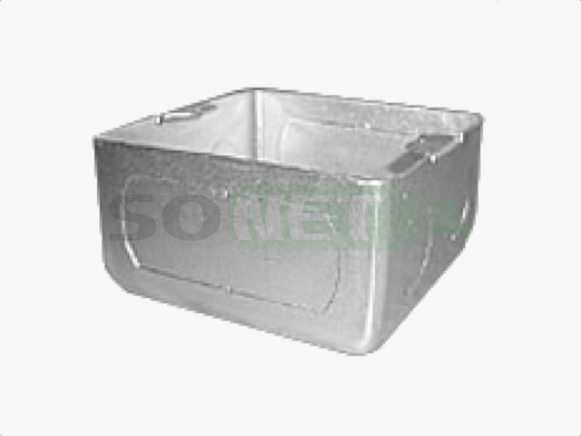 BOX/1.5S Коробка для люков LUK/1.5BR,  LUK/1.5AL в пол,металлическая для заливки в бетон