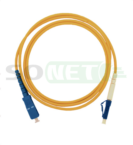 Шнур LC-SC, 62.5/125, Simplex, OM1, UPC, 3м
