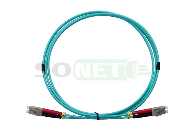 Шнур LC-LC, 50/125, Duplex, OM4, UPC, 1м