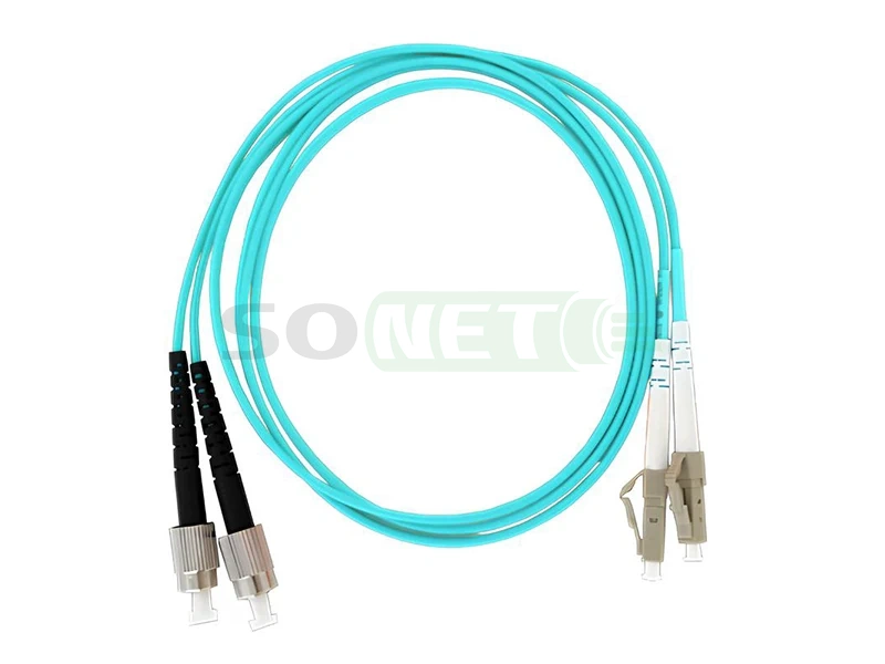 Шнур LC-FC, 50/125, Duplex, OM3, UPC, 1м