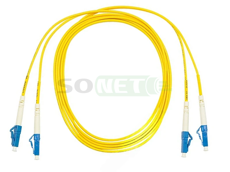 Шнур LC-LC, 9/125, Duplex, G657A, UPC, 1м