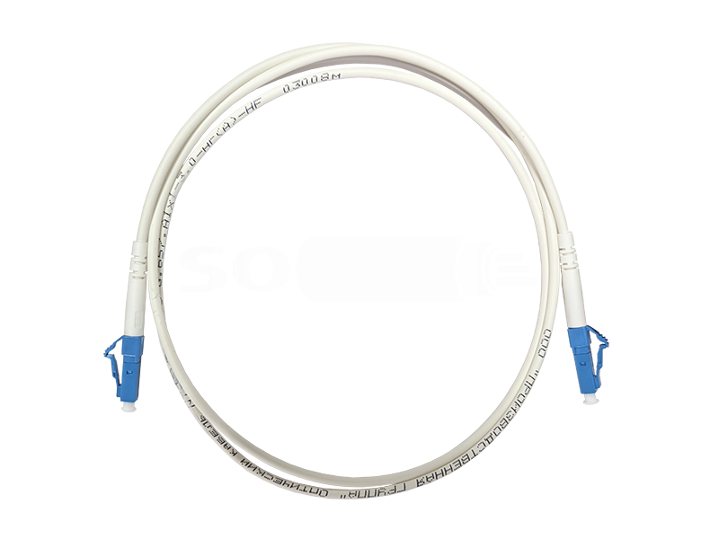 Шнур LC-LC, 9/125, Simplex, G657A, UPC, 1м