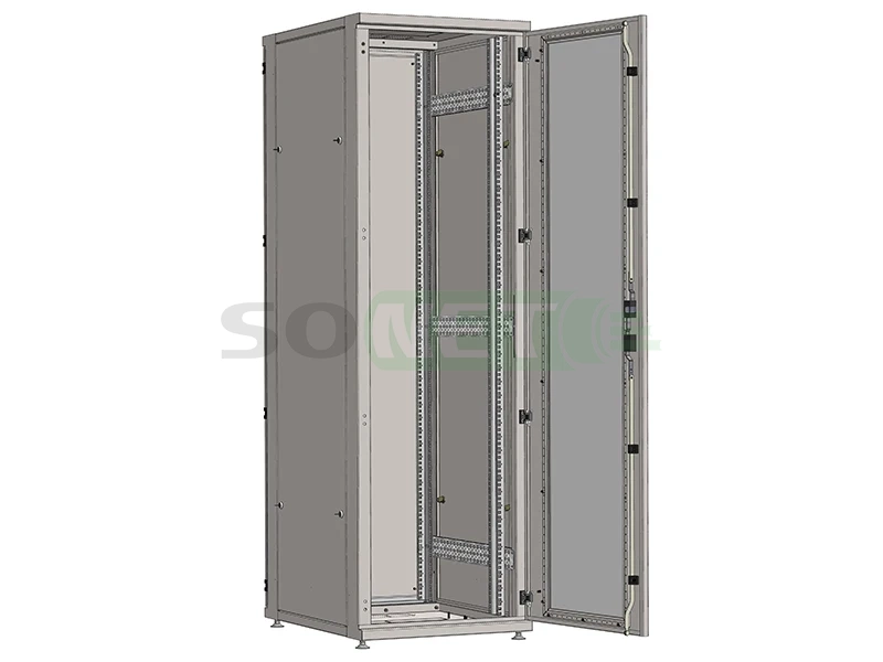 Шкаф серверный напольный 19'' 24U (600х800) дверь стекло
