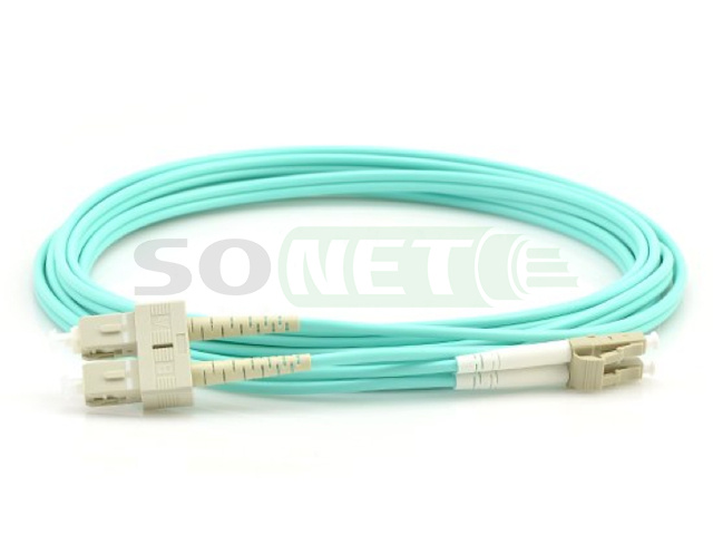 Шнур SC-SC, 50/125, Duplex, OM4, UPC, 1м
