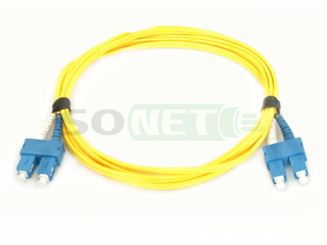 Шнур SC-SC, 9/125, Duplex, OS2, UPC-APC, 2м