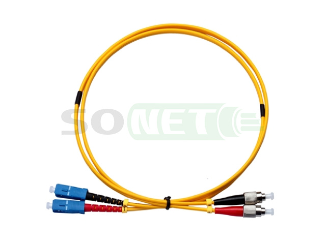 Шнур FC-SC, 9/125, Duplex, G657A, UPC, 2м