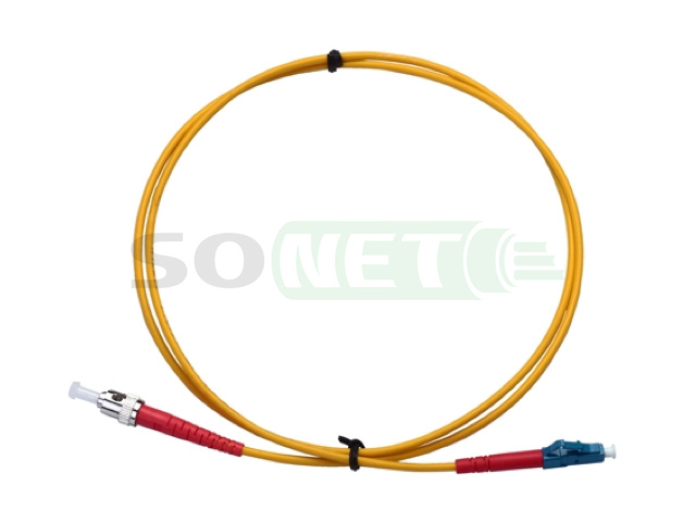 Шнур LC-ST, 9/125, Simplex, OS2, APC, 2м