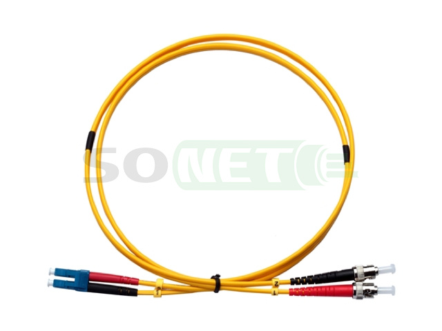 Шнур LC-ST, 9/125, Duplex, G657A, UPC, 5м