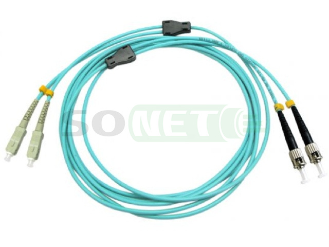 Шнур SC-ST, 50/125, Duplex, OM4, UPC, 5м