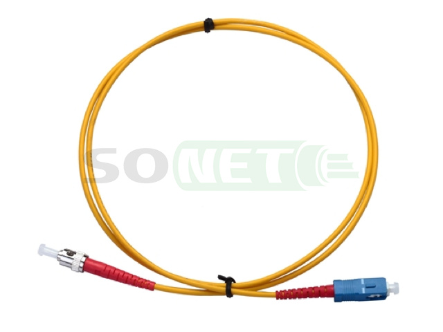 Шнур SC-ST, 9/125, Simplex, G657A, UPC, 5м