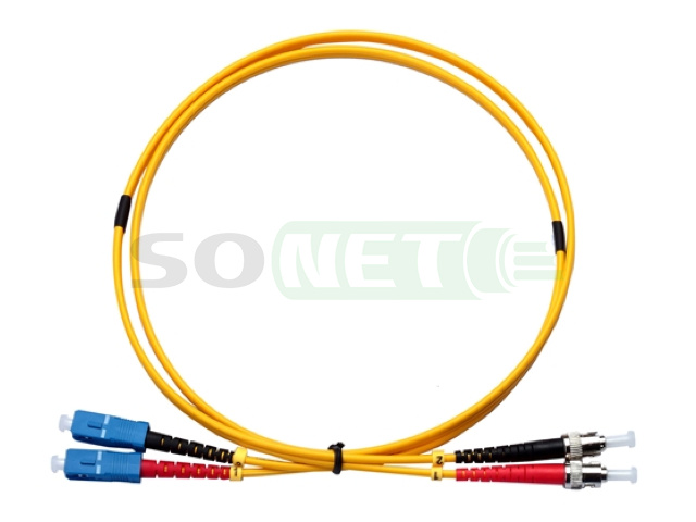 Шнур SC-ST, 9/125, Duplex, G657A, UPC, 3м