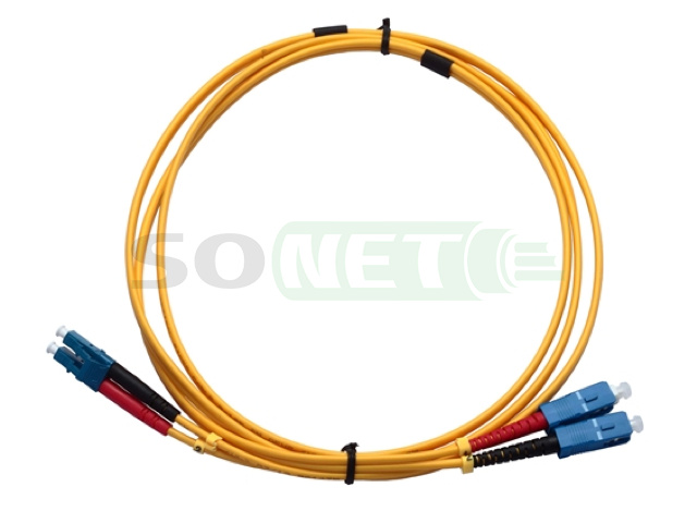 Шнур LC-SC, 9/125, Duplex, G657A, UPC, 5м