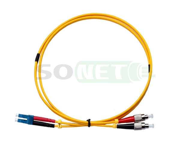 Шнур LC-FC, 9/125, Duplex, OS2, APC-UPC, 2м