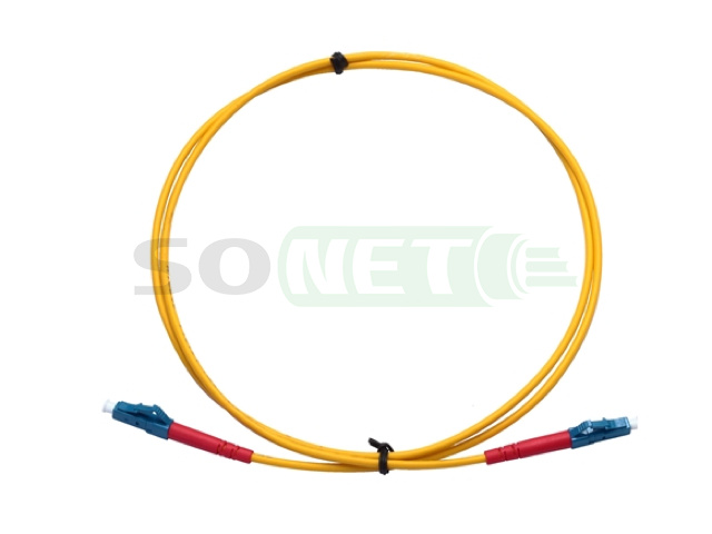 Шнур LC-LC, 9/125, Simplex, OS2, UPC-APC, 5м