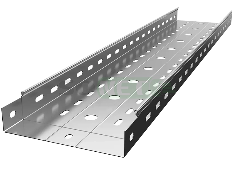 Лоток перфорированный 600x50x1,0 (замковый)