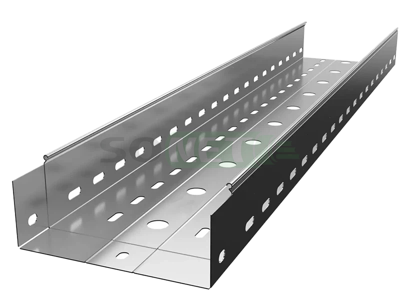 Лоток перфорированный 200x80x0.7 (замковый)