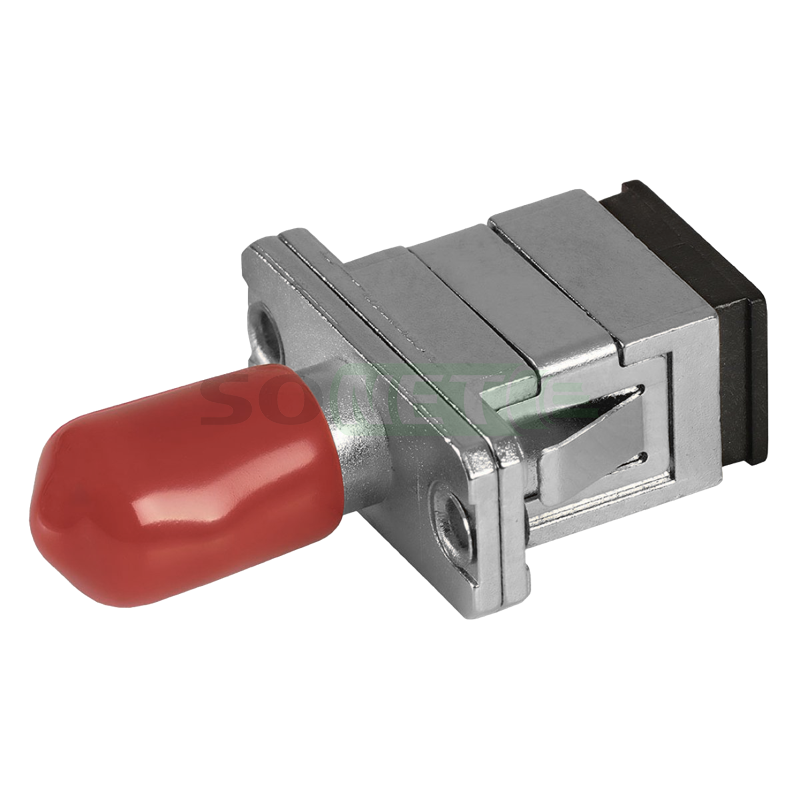 Адаптер переходной SC-ST mm/sm, UPC, Simplex, (Оптическая розетка переходная ExaLan)