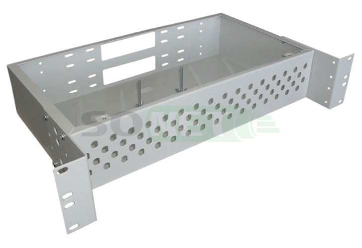 Оптический кросс 19" 2U до 64 портов FC/ST ( сплошная панель)