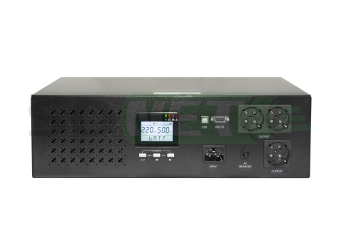 Источник бесперебойного питания Line-Interactive, 1000 VA, Rackmount LCD (чистый синус на выходе)