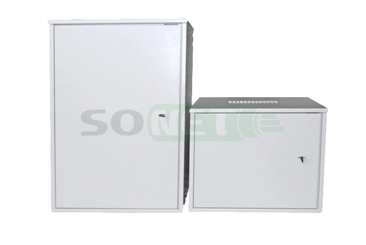 Шкаф антивандальный 19" настенный 21U 600x600 цвет серый
